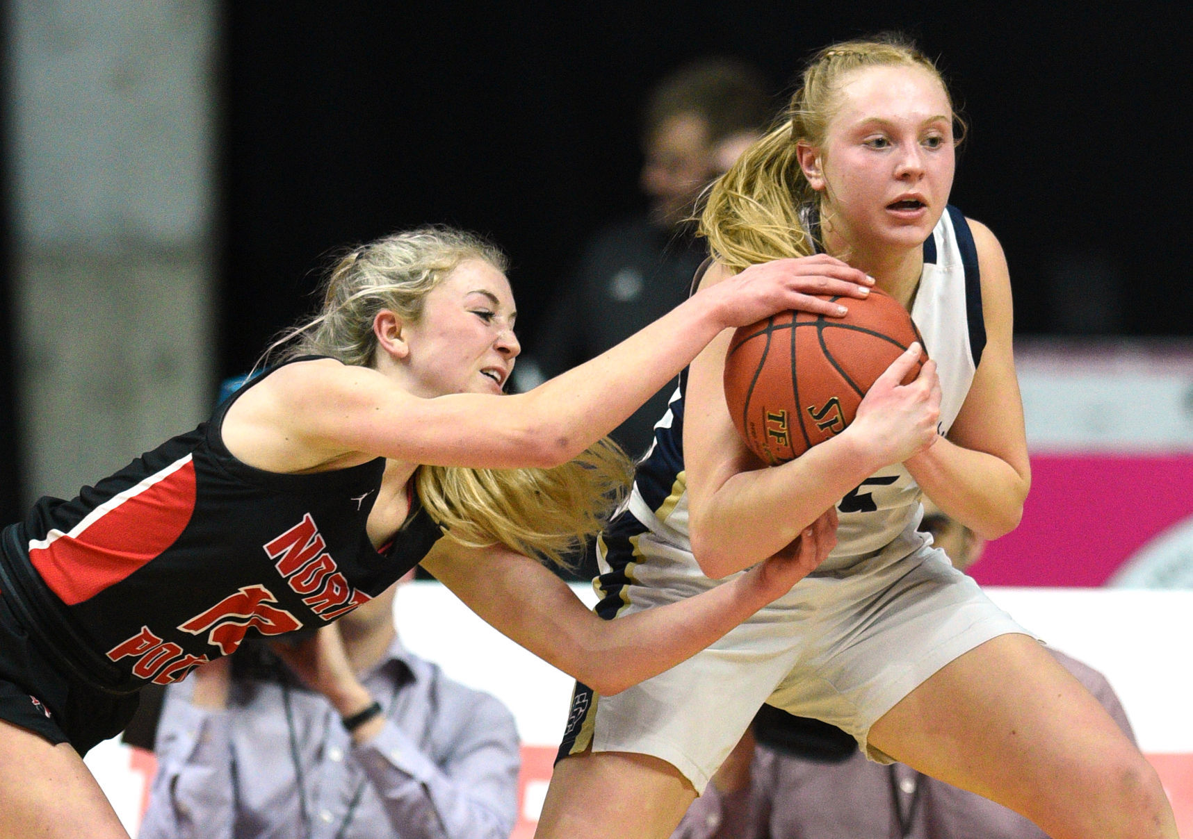 Heelan vs North Polk state basketball